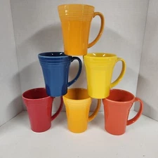 Fiestaware - Tall Latte Mug - You Pick - Various Colors -  FIESTA 16 oz - 5 1/4"