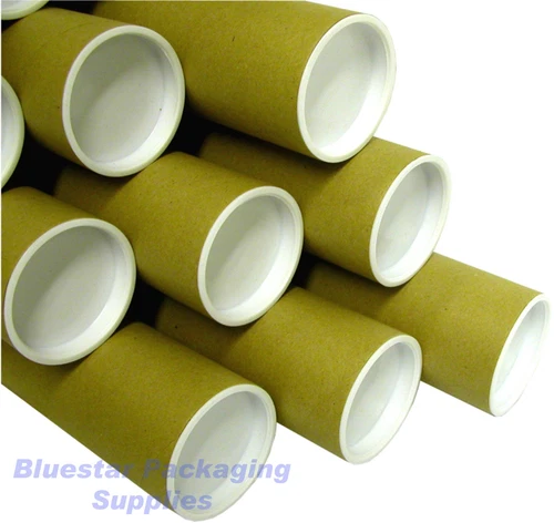 Postal Tubes A4 A3 A2 A1 A0 50mm 2" and 76mm 3" With End Caps / STRONG WALLS