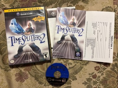 Time Splitters 2 (Nintendo GameCube, 2002) Complete In Box W/Intact Reg Card !!