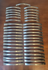 Lot 41 6.75" 5.5" Kitchen Cabinet Drawer Arch Pull Handles Polished Nickel