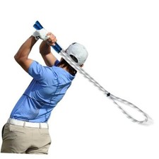 Golf Rope Swing Trainer Golf Swing Training Aid - Portable Golf Rope for