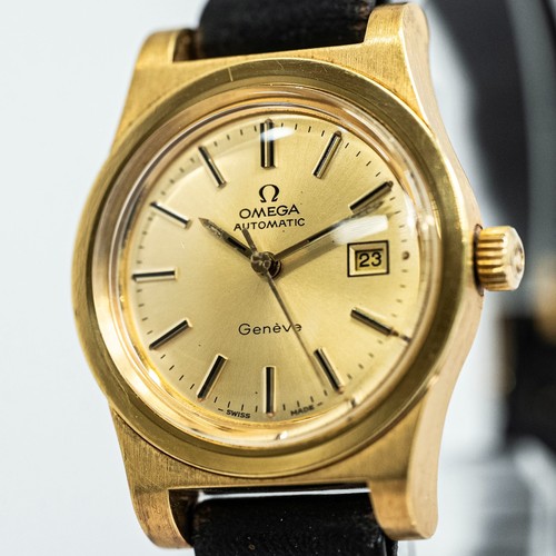 *QUASI NUOVO* Cintura Vintage OMEGA Geneve Cal.684 Automatica Data Oro Donna Originale