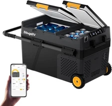 12 Volt Car Refrigerator, CRD2 Portable Fridge Freezer with APP 43 Quart