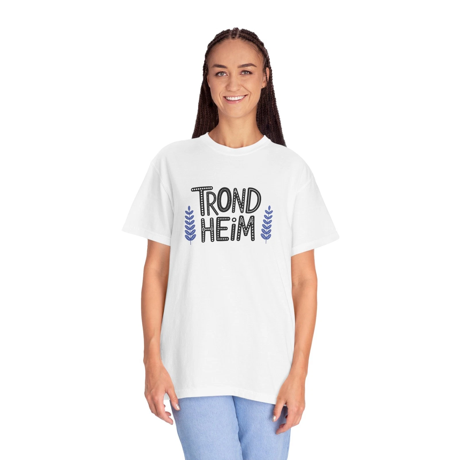 Trondheim Norway - Cute Graphic Tee - Unisex Crewneck T-Shirt - Norwegian Shirt