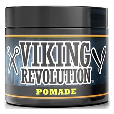 Viking Revolution Pomade for Men 4oz - Firm Strong Hold & 4 Ounce (Pack of 1)