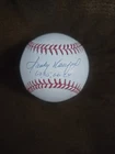 Sandy Koufax signed baseball Fanatics and MLB authenticated