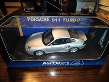 AUTOart Porsche 911 996 Turbo Silver 1/18 NIB Ultra Rare