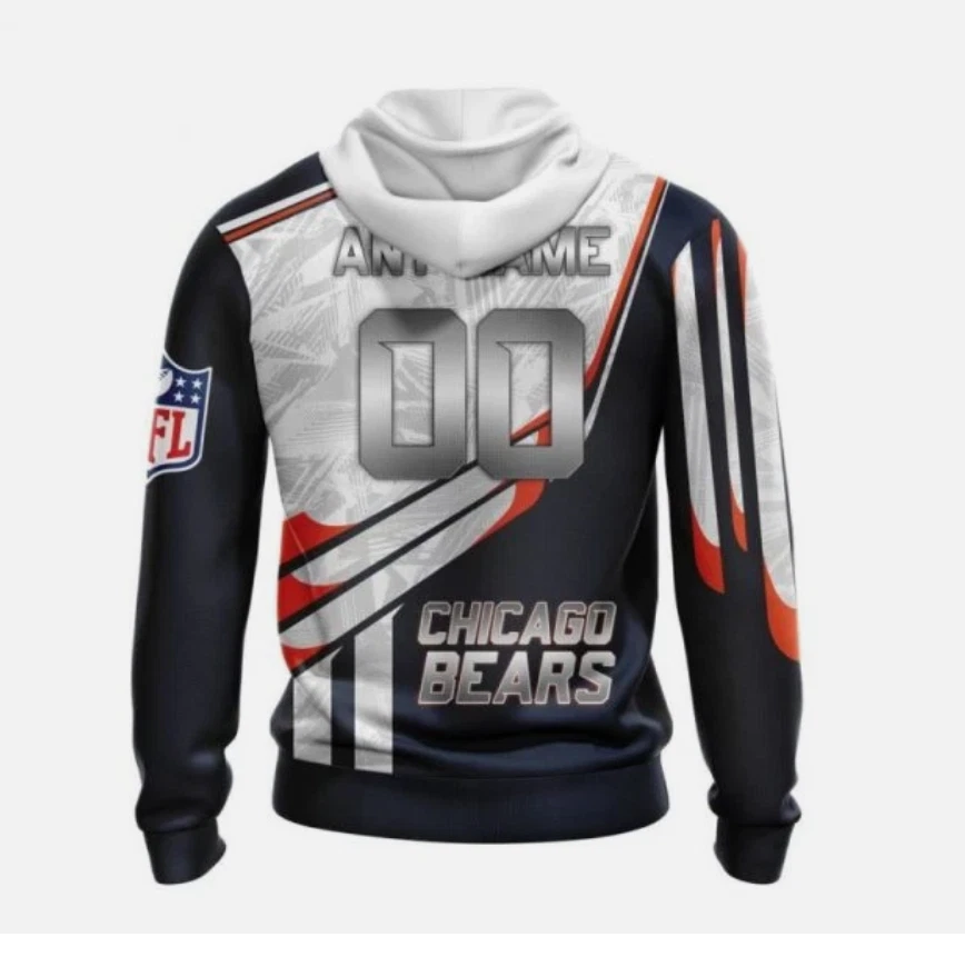 Personalized Chicago Football Team Bearss Hoodie Lightweight Adults S-5XL