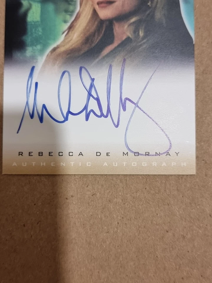 THE OUTER LIMITS TRADING CARDS AUTOGRAPH CARD REBECCA DE MORNAY RITTENHOUSE  A12 - Image 2 of 3