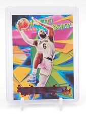LEBRON JAMES 2021-22 COURT KINGS GRAFFITI GREATS RUBY #1 /149 LAKERS Q5194