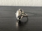 Vintage Solid Silver 925 Georg Jensen 1A Ring In Good Condition Size M.