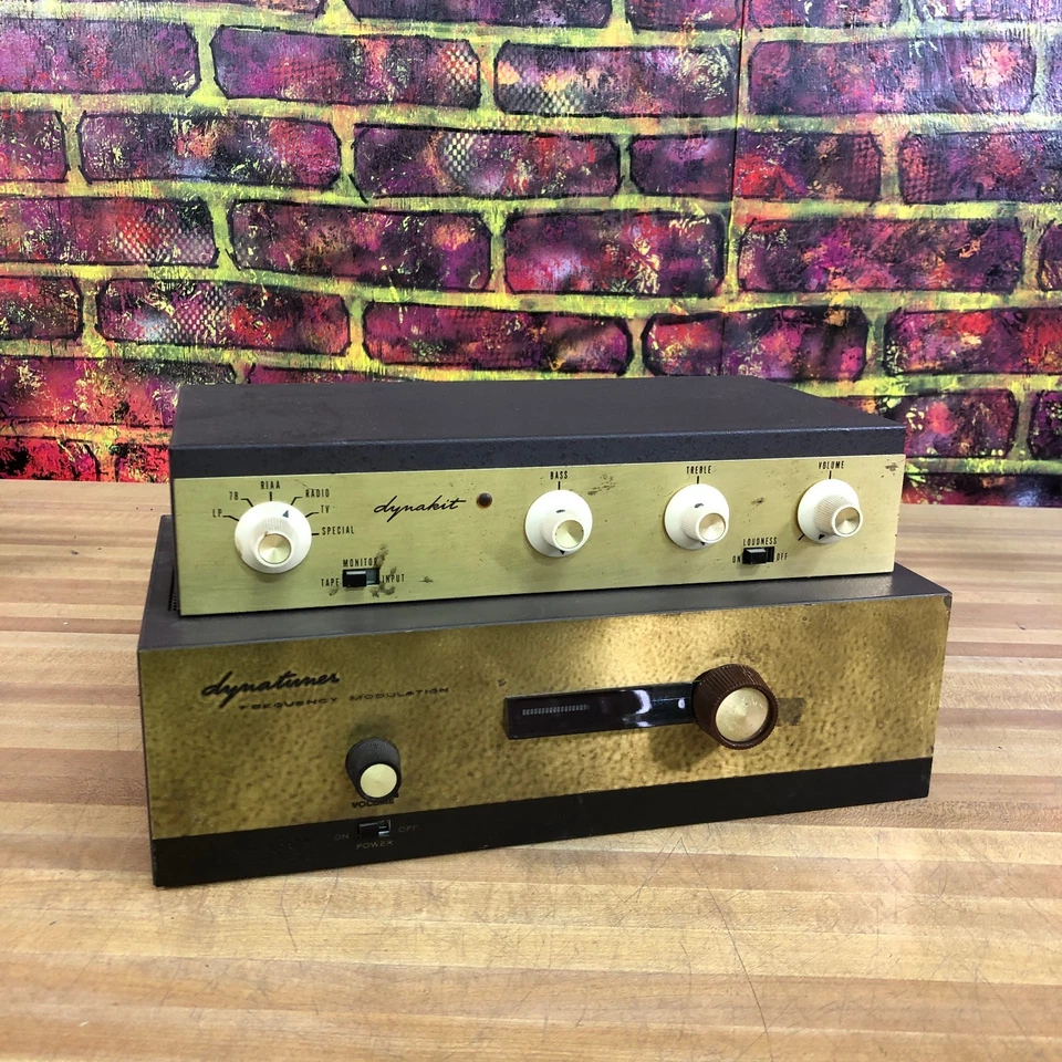 SINTONIZADOR DYNACO - DYNA MODELO FM-1 Tubo con Dynakit PAM-1 Mono Preamplificador Foto 4 de 4