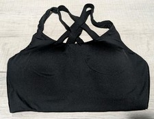 Women s Lululemon Air Support High Support Bra 34DD Black