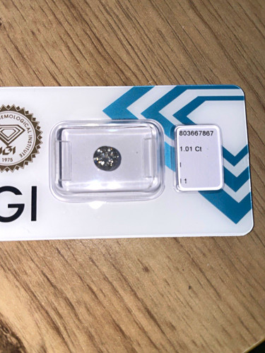 IGI Natürlicher Diamant rund Brillant 1,01 ct Farbe I I1 Fair IGI 803667867 IGI Natürlicher Diamant rund Brillant 1,01 ct Farbe I I1 Fair IGI 803667867
