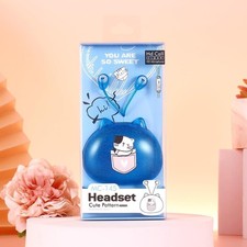 Pocket Cat Earbuds for , Kawaii Wired in-Ear Headphones Gift for Girls and Bo...