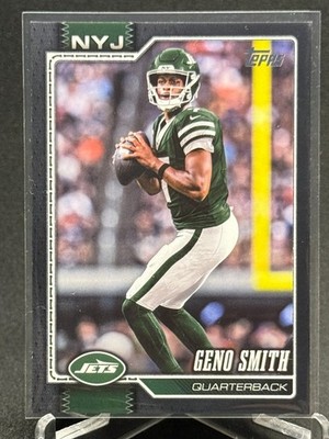 2026 Topps Flagship - Geno Smith - True Black /70 - Jersey Match - Jets