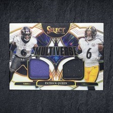 Patrick Queen 2025 Panini Select Multiverse Jerseys White Prizm /99 #MVJ-PQN