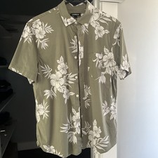 Button Up Shirts Men's Hawaiian Red Flower Floral Fashion Vacation Resort Casual