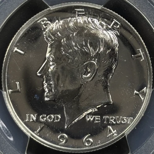1964-P 50¢ Kennedy Half Dollar Accented Hair PCGS PR67