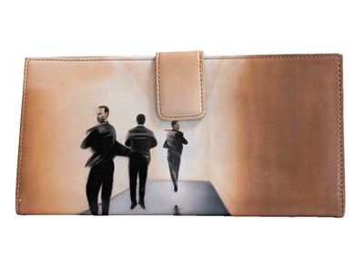 Icon Los Angeles Leather Wallet  |  Robin Palanker Artist 'In Praise Of Flight'
