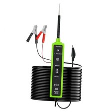 Circuit Tester Tool, 6-24V DC, Test Light with Short Circuit Detection, Green