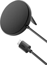 Belkin Magnetic Wireless Charging Pad 15W W/Pop-Up Stand - Magsafe-Compatible Qi