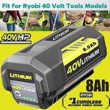 40V 8.0Ah Max Battery For Ryobi 40 Volt Lithium-ion OP4050 OP40602 High Capacity