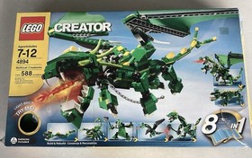LEGO CREATOR: Mythical Creatures #4894 100% COMPLETE w/Manuals, Light Brick