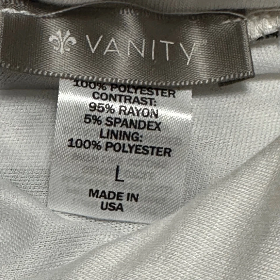 Maxi Falda Vanity Nueva con Etiquetas Estampado Tribal Geométrico del Suroeste Recorte Superposición Talla L Foto 3 de 4