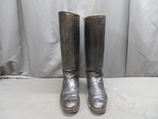 PAIR OF WWII GERMAN ARMY BOOTS ORIGINAL LIKELY OFFICER NICE