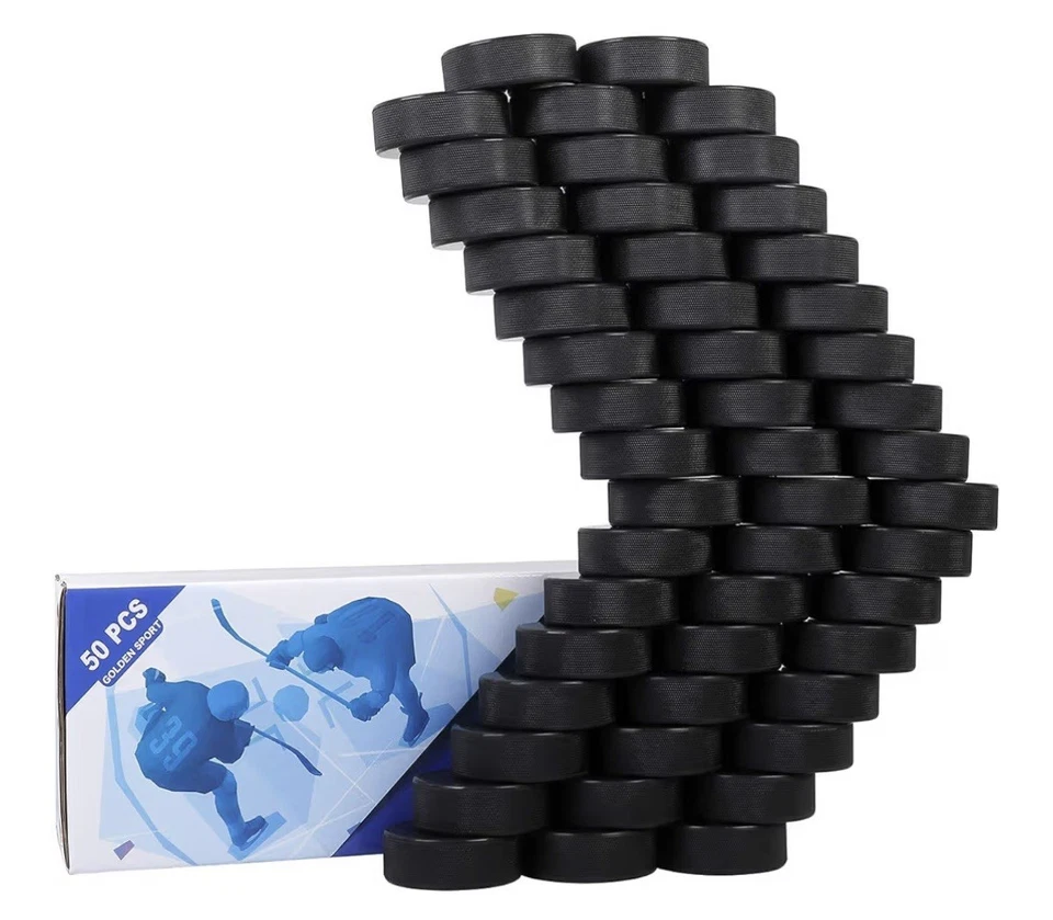 Golden Sport Hockey Pucks offizielle Verordnung - Durchmesser 3 Dicke 1 6oz schwarz - Bild 4 von 4