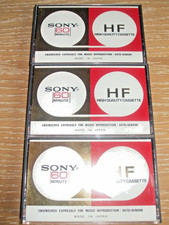 Sony 60 Minute HF High Quality Cassette 60er Jahre, fast wie neu / near mint!