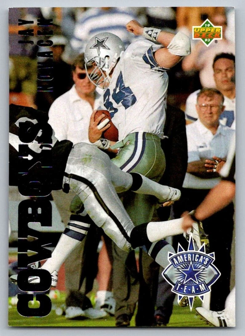 1993 Upper Deck America's Team Jay Novacek Dallas Cowboys #AT12
