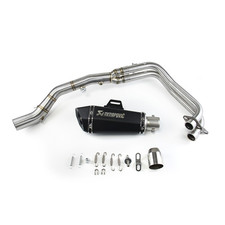 For Yamaha Yzf R3 2015-2026 Mt-03 Whole System Black Muffler Exhaust Header Pipe