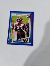 2025 Panini Donruss - Rated Rookie Trey Amos #369 Press Proof Blue (RC)