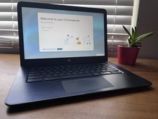 HP 14” Chromebook AMD A4-9120C 4GB 32GB 91% Battery - Tested – No Charger