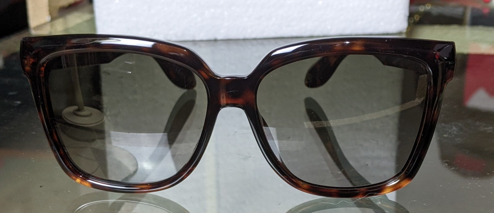 Givenchy Oversized Square Tortoise Sunglasses Mad… - image 2