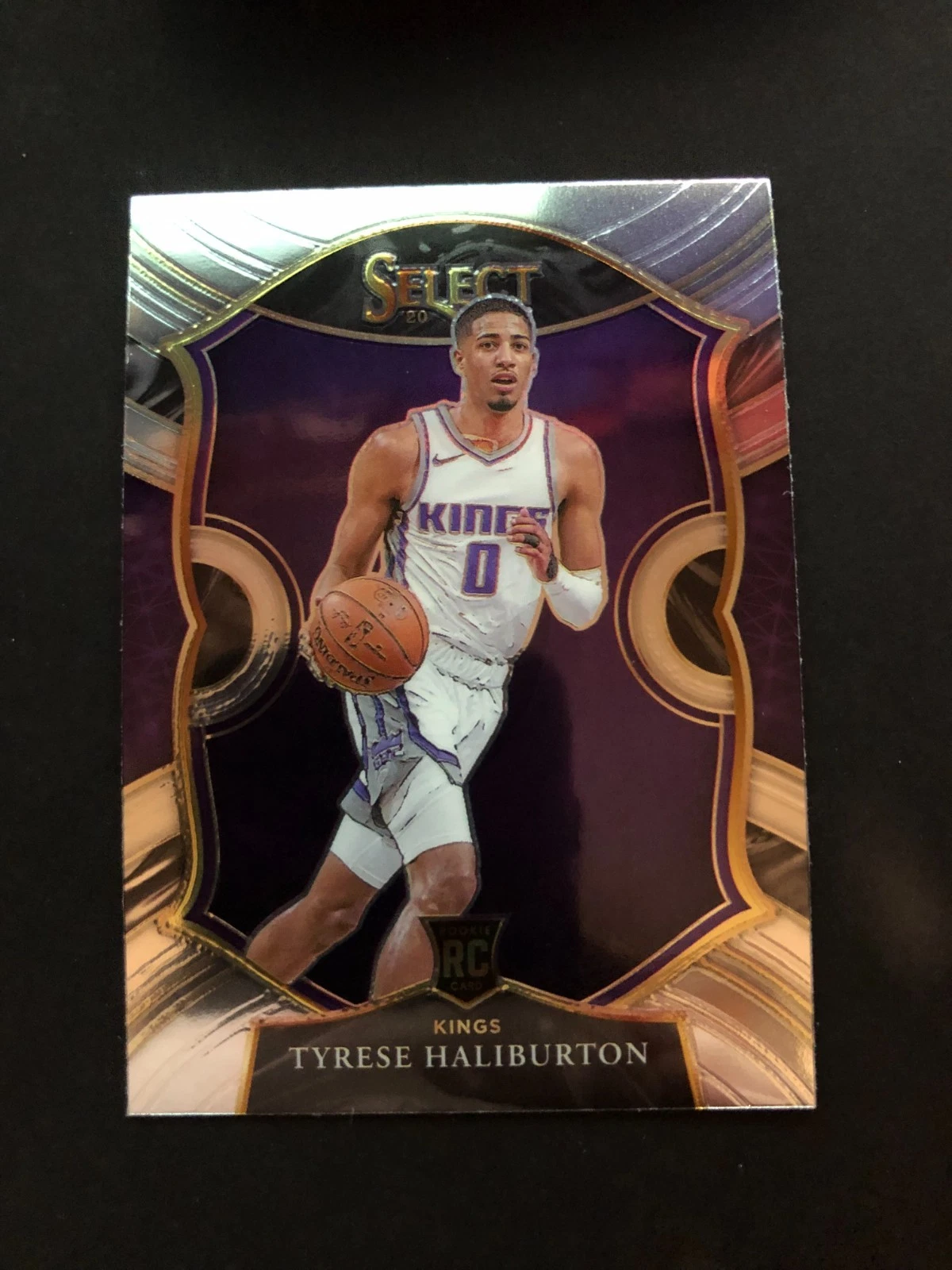 TYRESE HALIBURTON 2020-21 Panini Select Rookie Concourse Base #72 RC Kings