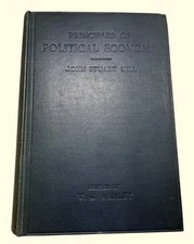 Principles of Political Economy by John Stuart Mill 1923 Longmans Antique Book