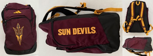 ADIDAS $85 Arizona State Sun Devils ASU 5-Star Team 2 Padded 16" laptop BACKPACK - Picture 5 of 16