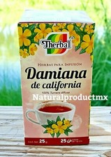Te Damiana de California Tea   Infusion Herbs 25 bags 1 g. each By Therbal