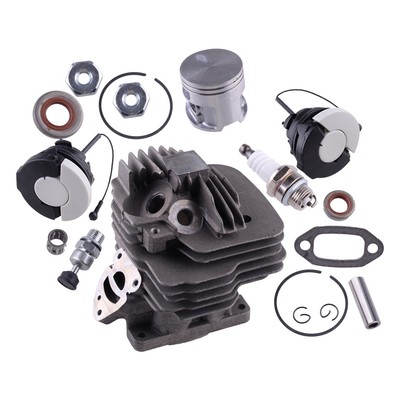 44.7mm Cylinder Piston Carb Kit For Stihl MS261 MS 261 MS261C Chainsaw Replacement 1141 020 1200 Oil Seal Gas Cap - 1420