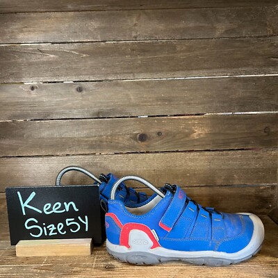 Big Kids Keen Knotch Hollow Blue Athletic Casual Walking Sneakers Shoes Size 5 Y
