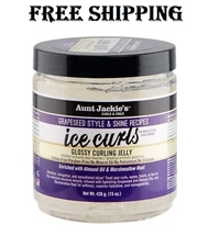 Grapeseed Style and Shine Recipes Ice Curls Glossy Curling Jelly, Hydrates,..NEW