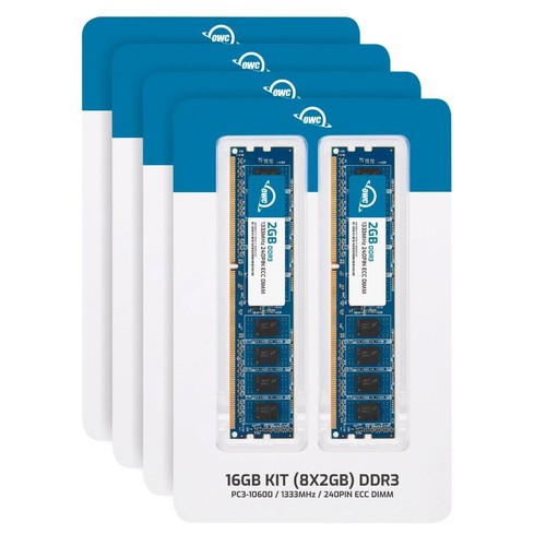 OWC 16GB (8x2GB) DDR3L 1333MHz 1Rx8 ECC Unbuffered UDIMM 240pin Memory RAM - Picture 2 of 7