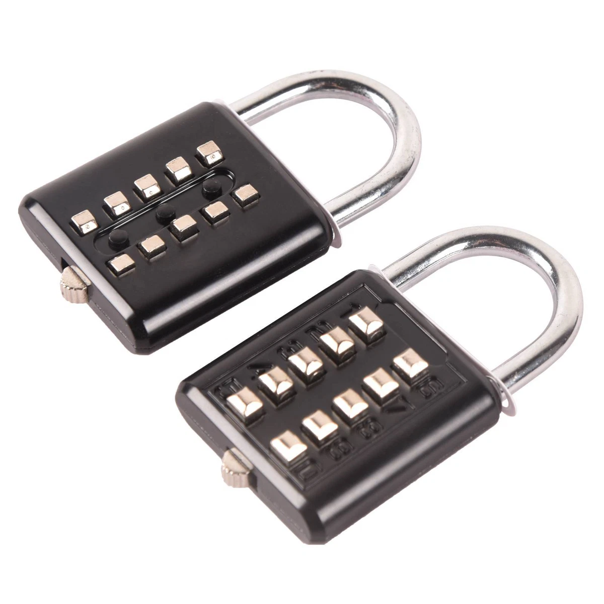 Push button on sale combination padlock