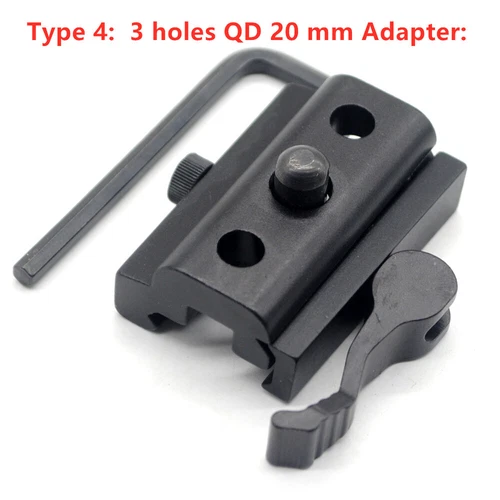 QD Zweibein Adapter Sling Swivel Stud 11/20 mm Pica Tinny Rail Mount - Bild 7 von 25
