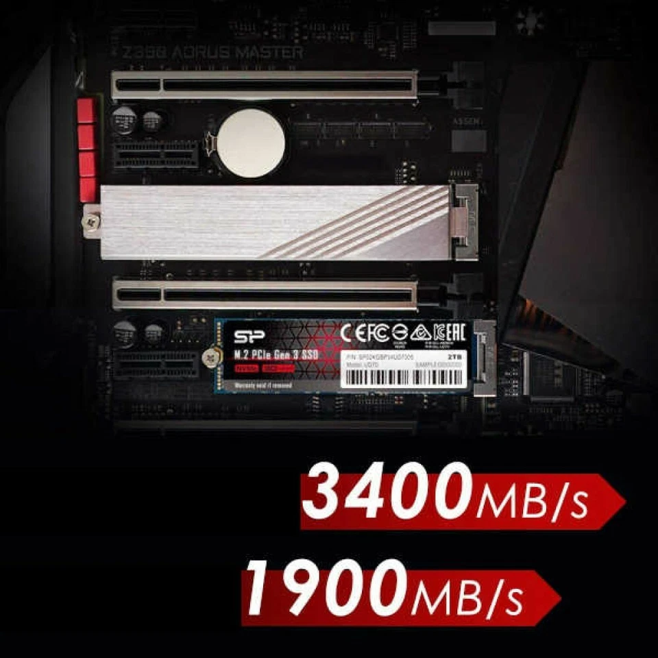 Silicon Power UD70 Series SSD 1TB M.2 2280 NVMe PCIe 3.0x4 Fedex DHL From Japan - Image 3 of 4