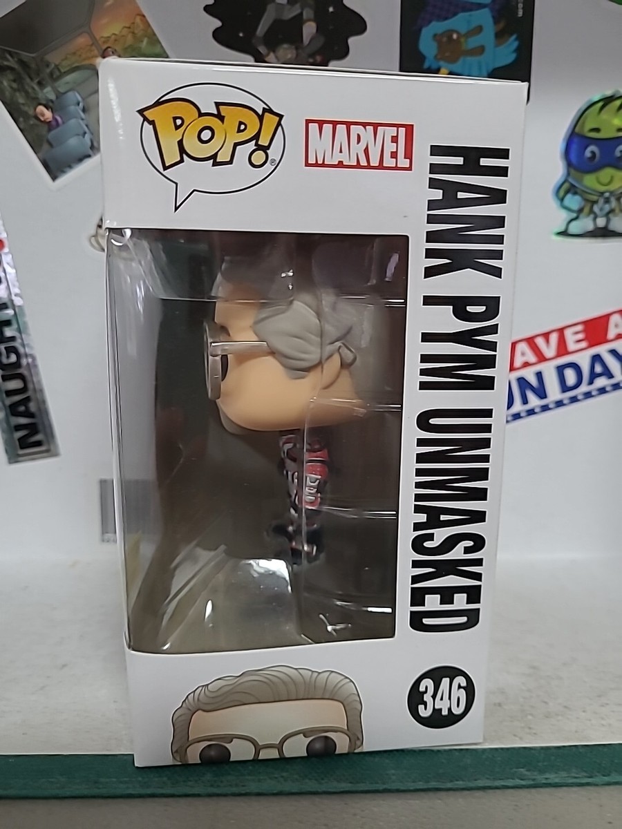 FunkoPop！346 HANK PYM UNMASKED 　限定版 Funko POP! Marvel Hank Pym Unmasked Vinyl Figure - Walmart.com