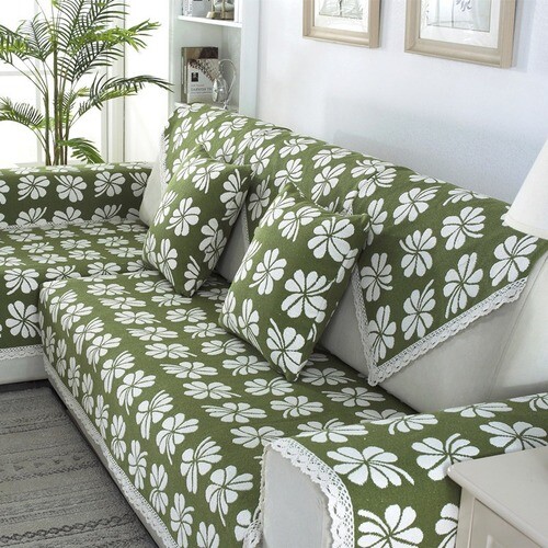 Jacquard Sofa Covers Sofa Towel Cotton Linen Couch Cover